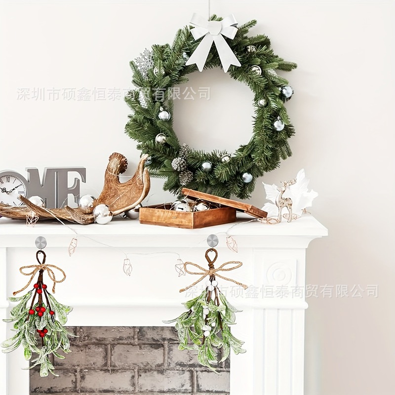 模擬クリスマスムラーノ壁掛けアマゾンフェスティバルホーム暖炉インテリア装飾クリスマスツリーアクセサリーハンギング|undefined