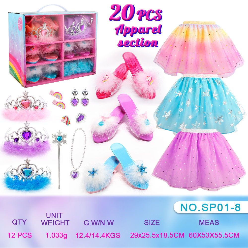 1416g Weight Dress Up & Pretend Play Toys Type Plastic Material Crown Pattern Cute Style Crown Plastic Dress Up & Pretend Play 9