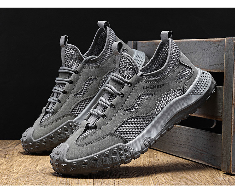 2024 nuevos zapatos de seguridad para el trabajo informales, delgados y huecos para hombre, deportivos, de malla transpirable de verano_voghion.com