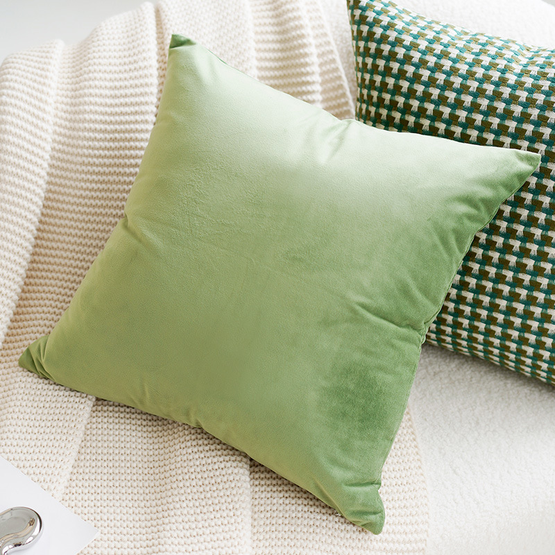 緑のオリーブの緑の抱き枕カバー北欧の軽い贅沢な高級感のレトロなソファーのリビングルームの枕のベッドのクッションの現代|undefined