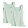 Women's ice silk vest green+green
