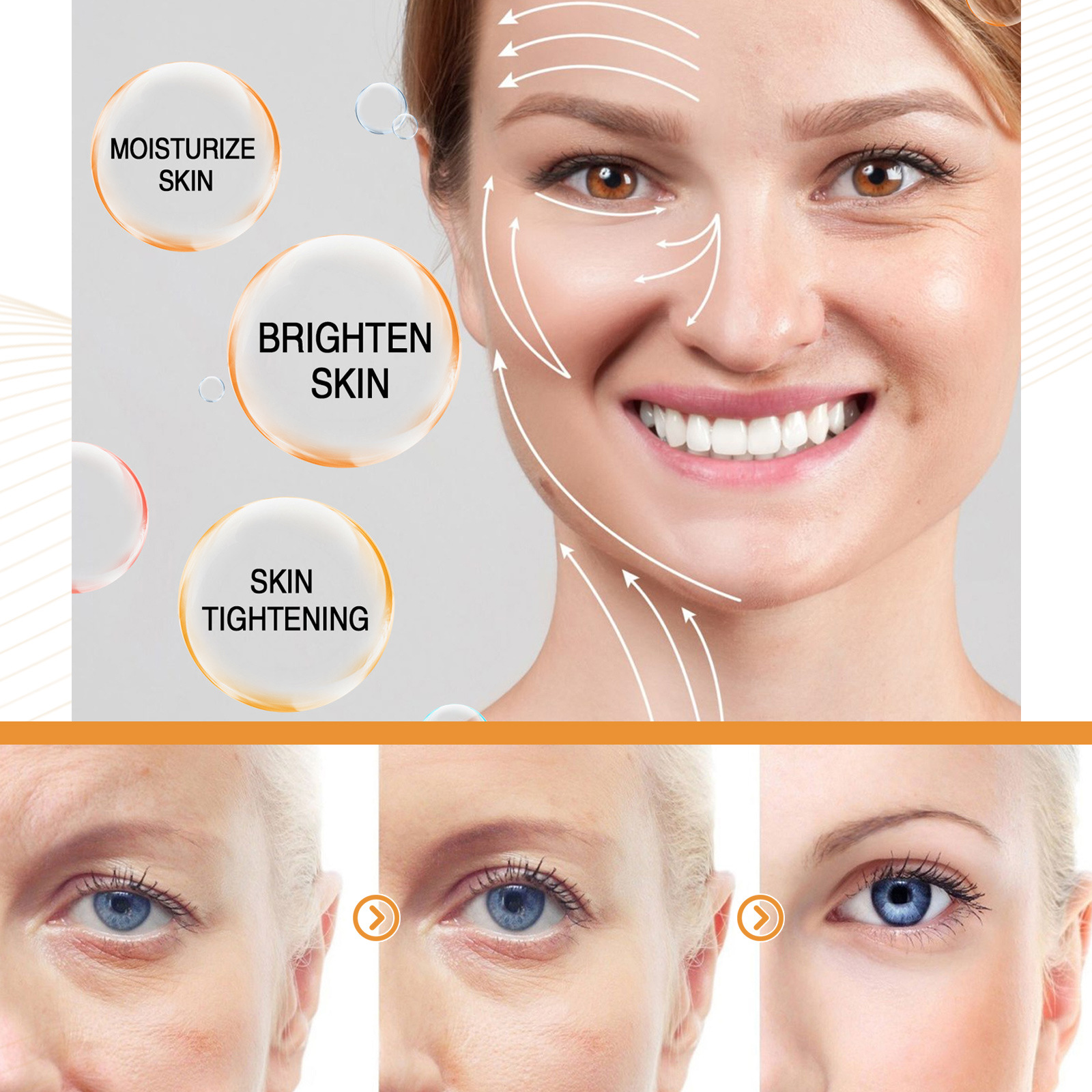L'essence EELHOE vitamine C + vitamine E peut affaiblir les ridules, hydrater, éclaircir le teint, réparer la peau terne_voghion.com