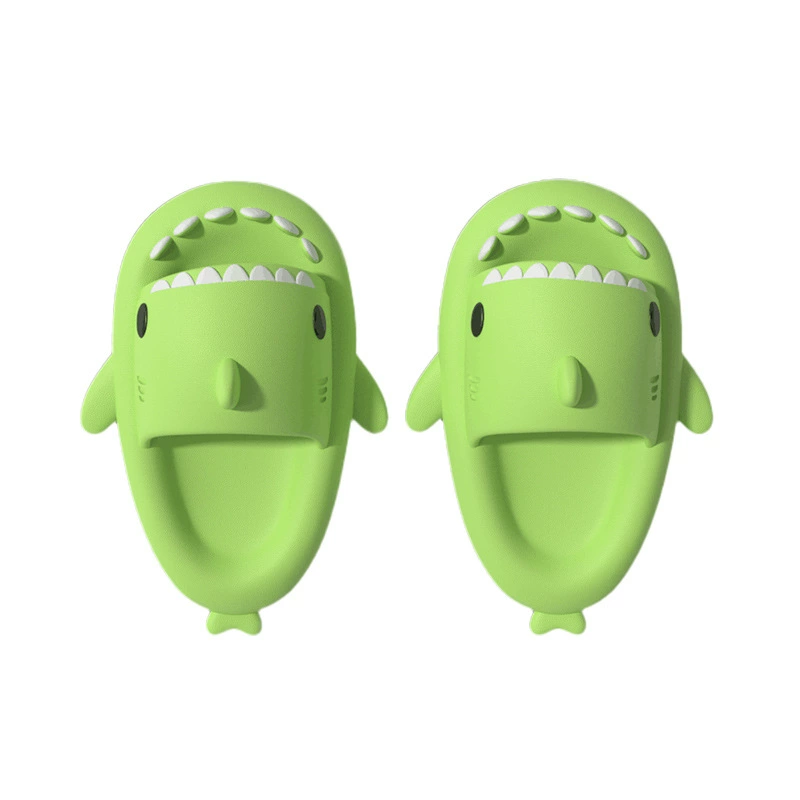 Платформа Shark, детские шлепанцы, нескользящие сандалии для дома, слайд, для семьи, мягкая подошва