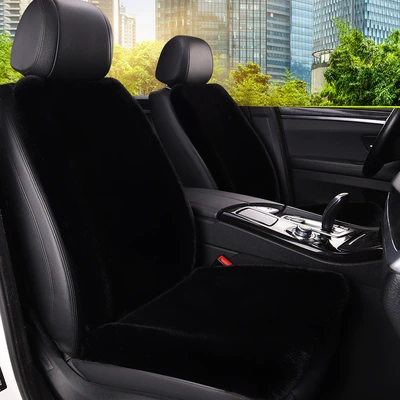 Interior Small Waist Car Seat Cover — Avtomobil döşəmə paspasları - obsidian-black-upgraded-thickened-seven-piece-set-five-seats