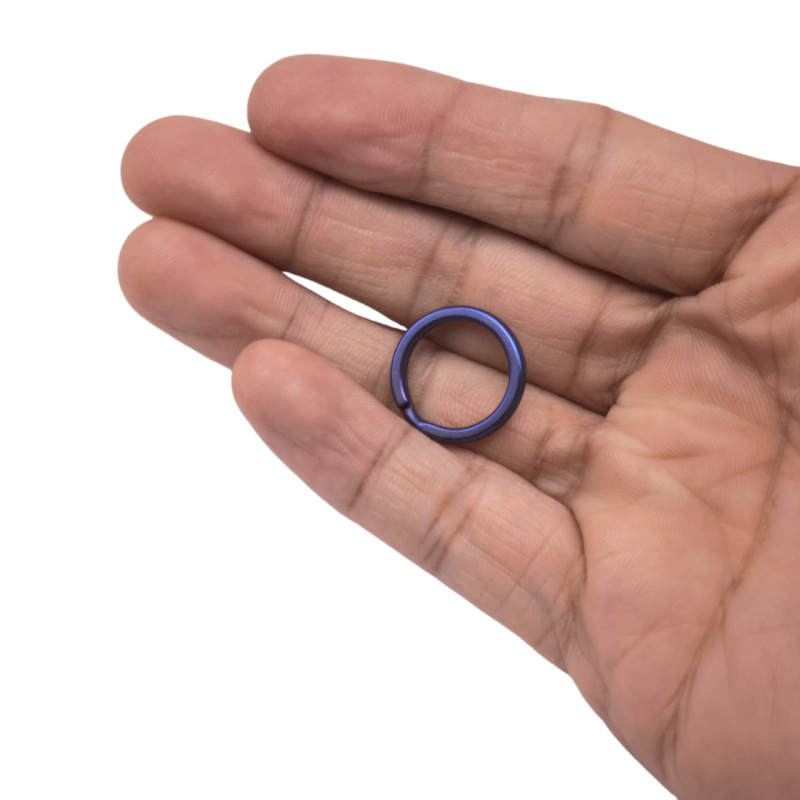 チタン合金キーホルダーキーリング純チタンキーホルダーメーカー卸売り10-35mm多目的錆びないリング|undefined