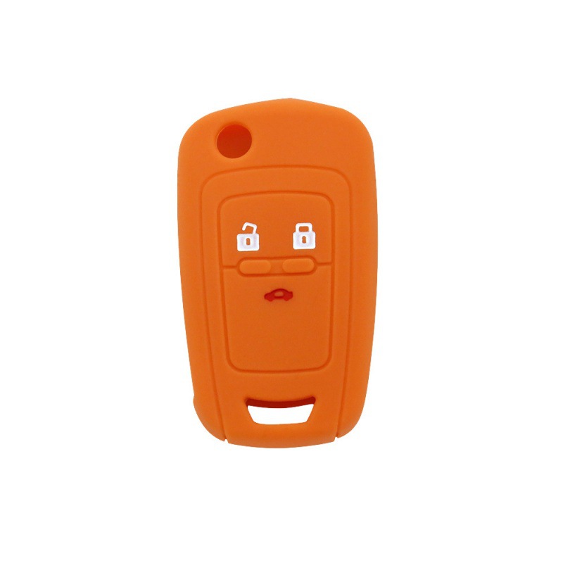Funda plegable de silicona 3 teclas para Chevrolet Cruze Aveo control remoto
