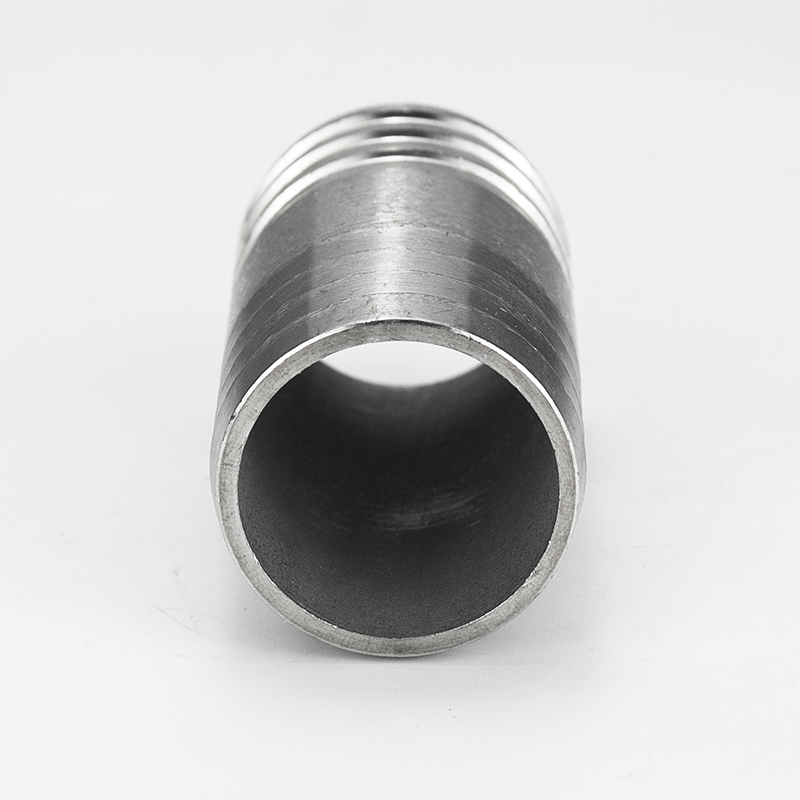 Conector de pagoda de doble cabezal alargo de acero inoxidable 304, manguera de cuero de tubería de 4 puntos, adaptador directo de una palabra, boquilla de doble enchufe