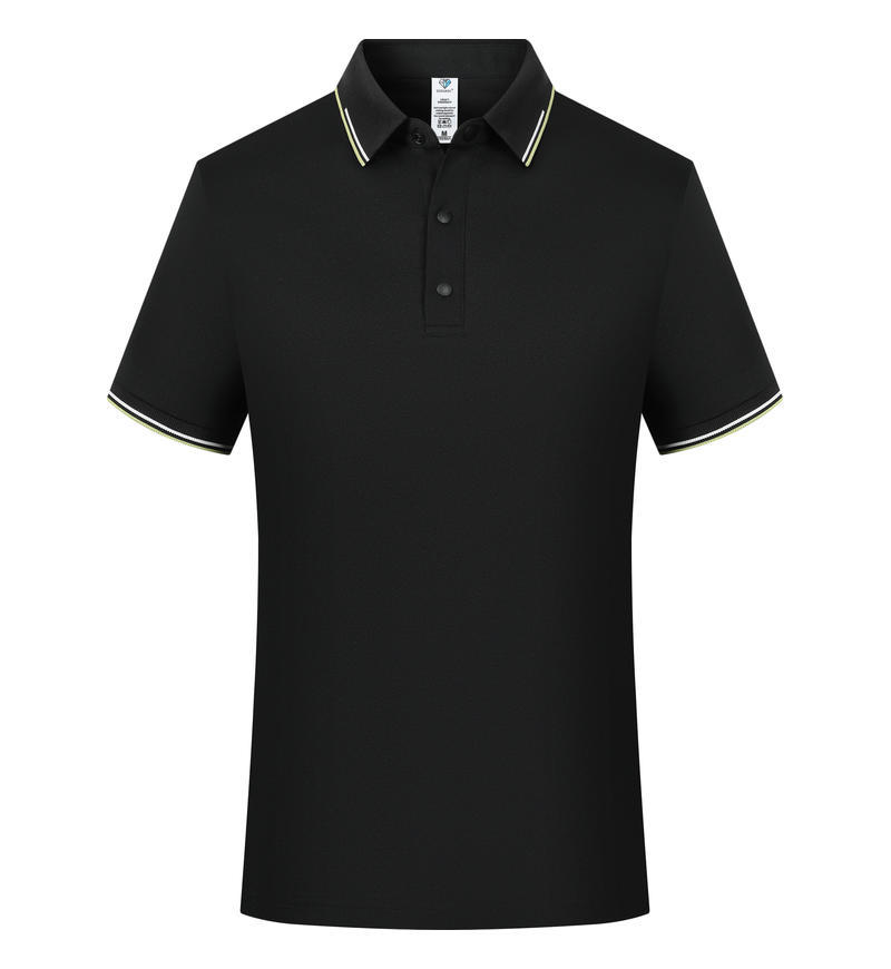 Camiseta polo personalizada de tamaño transfronterizo camiseta de trabajo camiseta cultural bordada logotipo revestido vestido de trabajo de manga corta personalizado