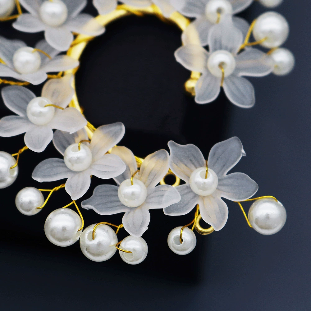 Earrings for photo sessions, ear clips handmade from pearl, internet celebrity, no pierced ears