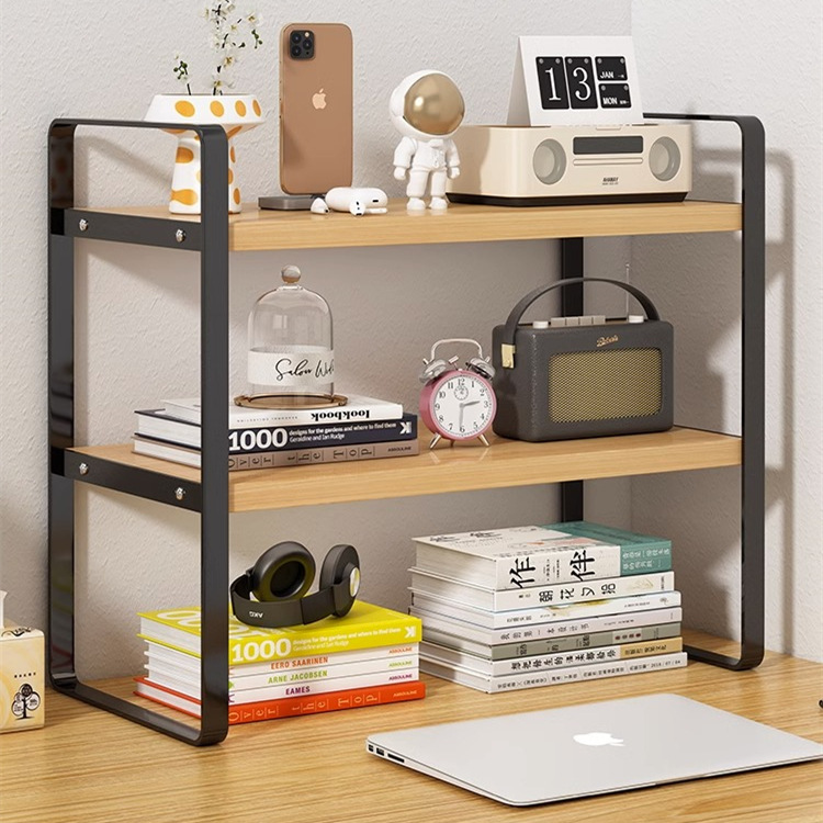 Desk organizer, bookshelf, desk storage, multi-layer office surface, tiered rack, student dormitory, cosmetic storage