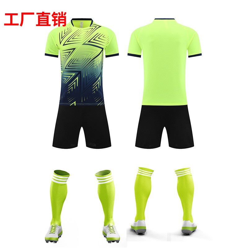 Trajes de fútbol para hombres adultos niños camiseta de entrenamiento de juego de equipos de estudiantes primarios uniformes deportivos transpirables secos rápidos