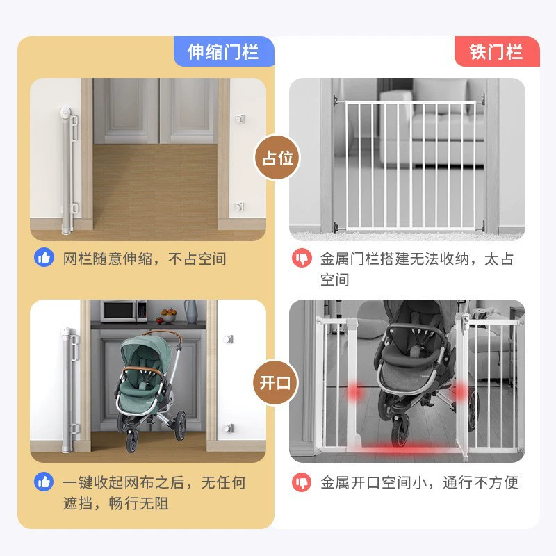 Регулируемые детские safety gate, забор внутри с лестницей, манеж