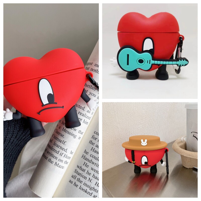 Personalized three-dimensional love person for Apple 1/2/Pro2 wireless Bluetooth earphone case airpods3 generation silicone shell Personalized three-dimensional love person for Apple 1/2/Pro2 wireless Bluetooth earphone case airpods3 generation silicone shell