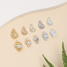 ���������l��ɫ18K�僽���ʯ�㶹��DIY���������Ʒ�B�ӿ�