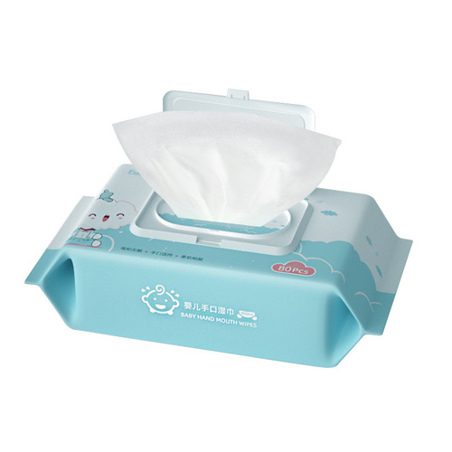 Cotton Soft Family Wet Wipes Baby-Specific Mouth and Hand Wet Wipes 80 Pads Large Pack Wet Wipes Baby Toilet Paper Dropshipping One Piece