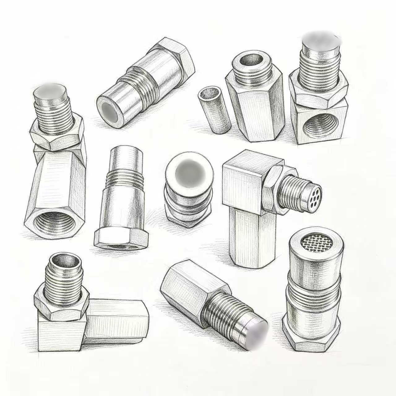 O2 Oxygen Sensor L-Type Extension Adapter Is Suitable for Exhaust Manifold Modification Car Pipe Fittings Connector M18X1.5