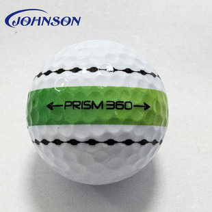 Factory Direct Hair New Product 360 Degree Printing Golf Ball White Two-Layer Competition Ball