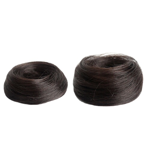 Wig ball head female fluffy natural ancient style Hanfu flower bud headdress lazy hair bag artifact hair band