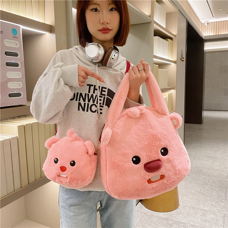 Handheld Japanese cartoon cute high quality one-shoulder bag