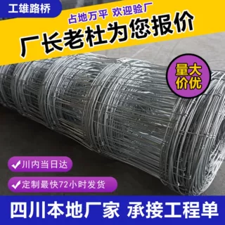 加粗热镀锌牛栏网加密网孔防钻逃养殖场山地圈养草原钢丝网围栏