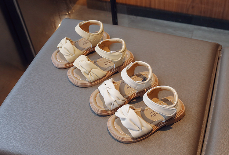 Korean casual soft sole sandals, Velcro baby shoes, 2023 summer new children's shoes_voghion.com