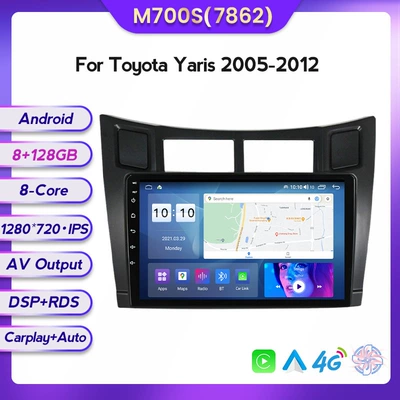 Yaris 2005-2012 Toyota | DVD Navigation - m700s-8128-eight-core-all-netcom