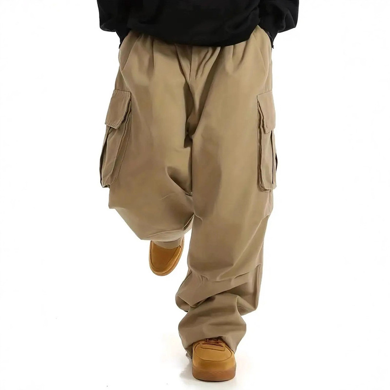 Cross-Border Men's Workwear Casual Pants Outdoor Multi-Pocket Loose Straight Trousers Retro Sports Large Size Pants Cross-Border Men's Workwear Casual Pants Outdoor Multi-Pocket Loose Straight Trousers Retro Sports Large Size Pants