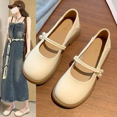柔らかい底のメアリー珍の低い靴の女性のタイプの春のタイプのフランスの晩風の靴の2025新型のアンドロメダの優しい靴