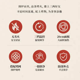 适用康佳围炉煮茶电陶炉套装户外室内多功能养生壶茶具玻璃提梁壶