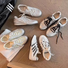 女性用インナー高さ5cmメッシュフォレストシューズの本革バージョン2025夏の新しい通気性、軽量、多用途のスポーツとカジュアルシューズ