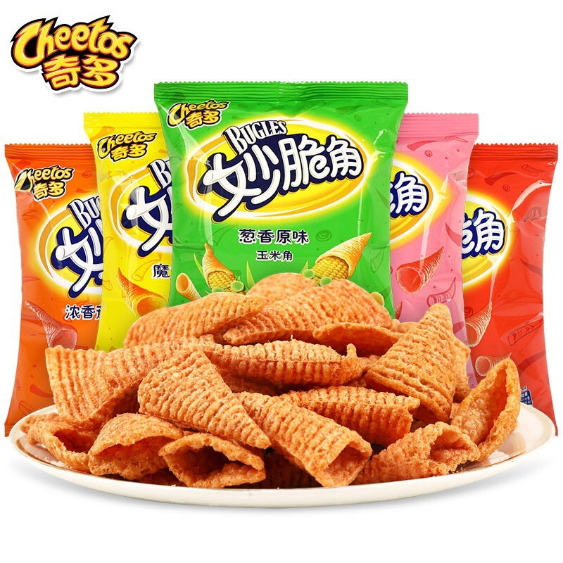 Qiduo miaoxiao snack snack 40g bag sharp-angle crisp casual snack gift bag wholesale full box