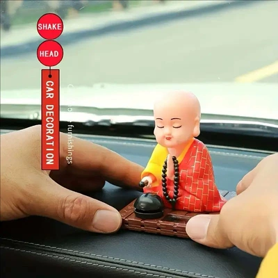 Car ornaments Fish Nodding Little Monk