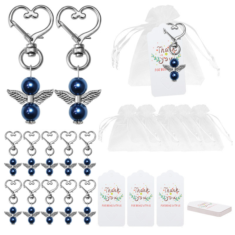 Creativo Ángel Guardián llavero boda fiesta decoración regalo cumpleaños bautismo Navidad Acción de Gracias gracias