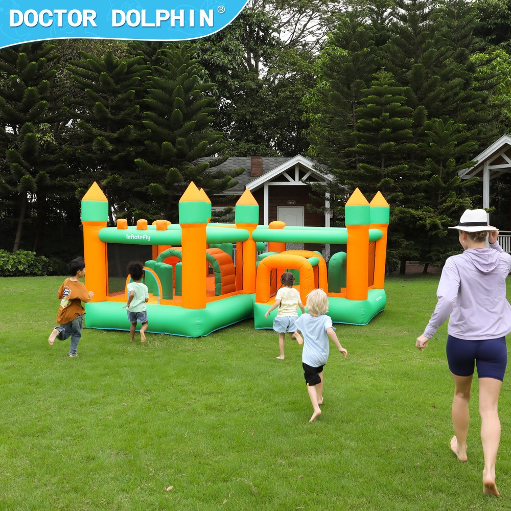 Doctor Pig| Castillo infláble pequeño interior infláble diapositivos combinados para niños trampolín parque castillo