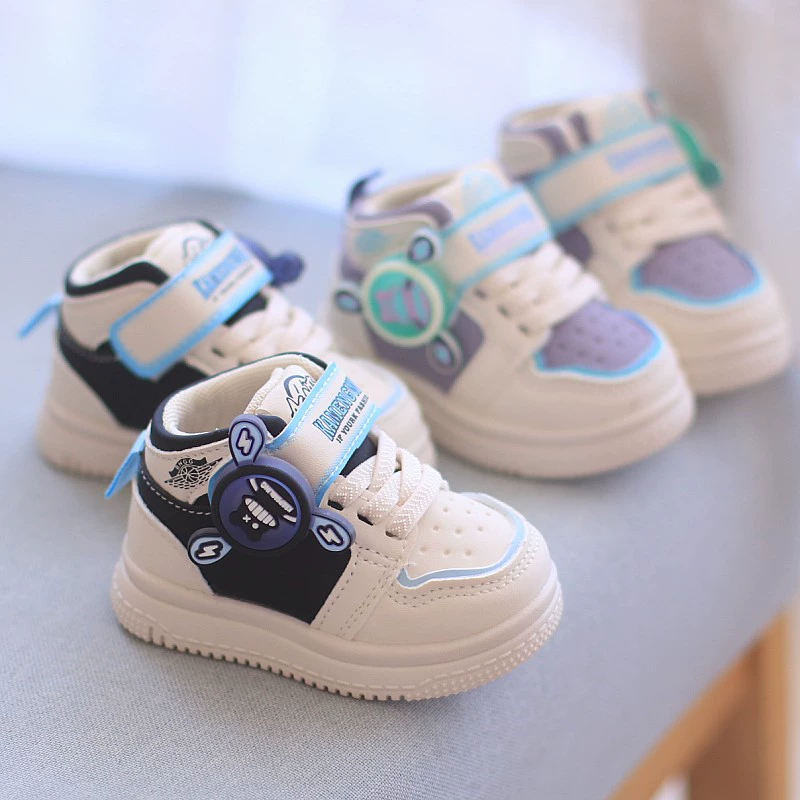 Детская обувь Весна и осень Маленькая высокая спортивная обувь для мальчиков