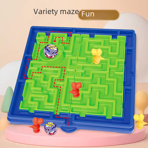 Cross-border children Transformable maze challenge adventure parent-child interactive desktop game logical thinking puzzle toy