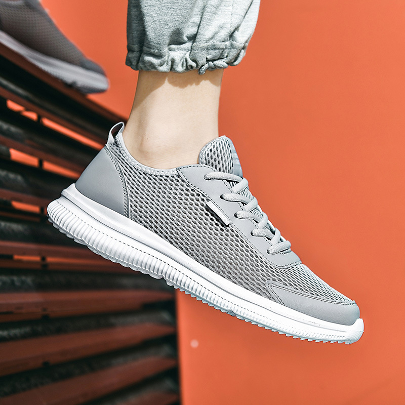 Cross-border large size sneakers summer light breathable casual shoes fashion mesh running shoes men's shoes mens sneaker Cross-border large size sneakers summer light breathable casual shoes fashion mesh running shoes men's shoes mens sneaker