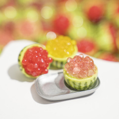 【西瓜小卡  】DIY卡通树脂小配件 微缩食玩DIY娃娃屋场景装饰品