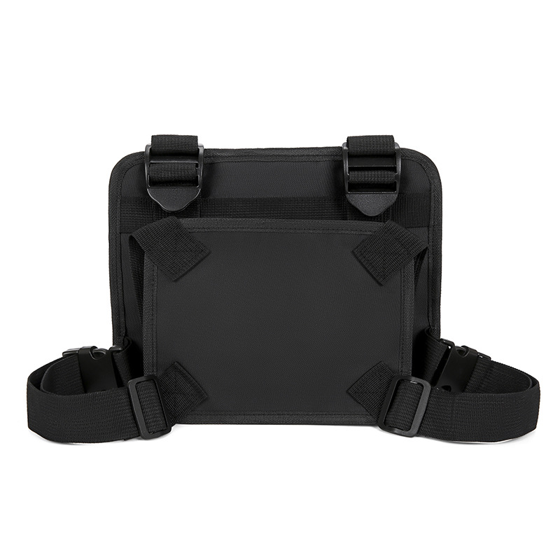 Bolso de chaleco para correr de deportes funcionales al aire libre Bolso de chaleco de herramientas multifunción Bolso de pecho táctico Bolso de almacenamiento de teléfono móvil para mujer y hombre