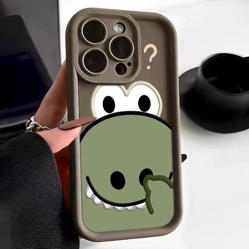 Nose-Picking Dinosaur Suitable for Apple 17 Mobile Phone Case Iphone14Pro Funny 16 Anti-Fall 15Pro All-Inclusive Cartoon Nose-Picking Dinosaur Suitable for Apple 17 Mobile Phone Case Iphone14Pro Funny 16 Anti-Fall 15Pro All-Inclusive Cartoon