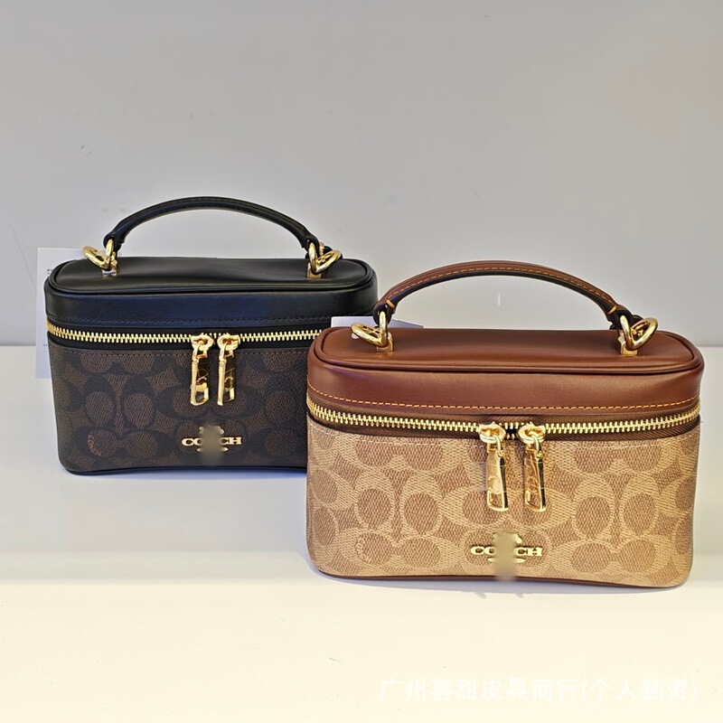 Koujia's new Rainer18 box bag, vintage pattern makeup bag, European and American retro handbag, crossbody bag, mini women's bag Koujia's new Rainer18 box bag, vintage pattern makeup bag, European and American retro handbag, crossbody bag, mini women's bag