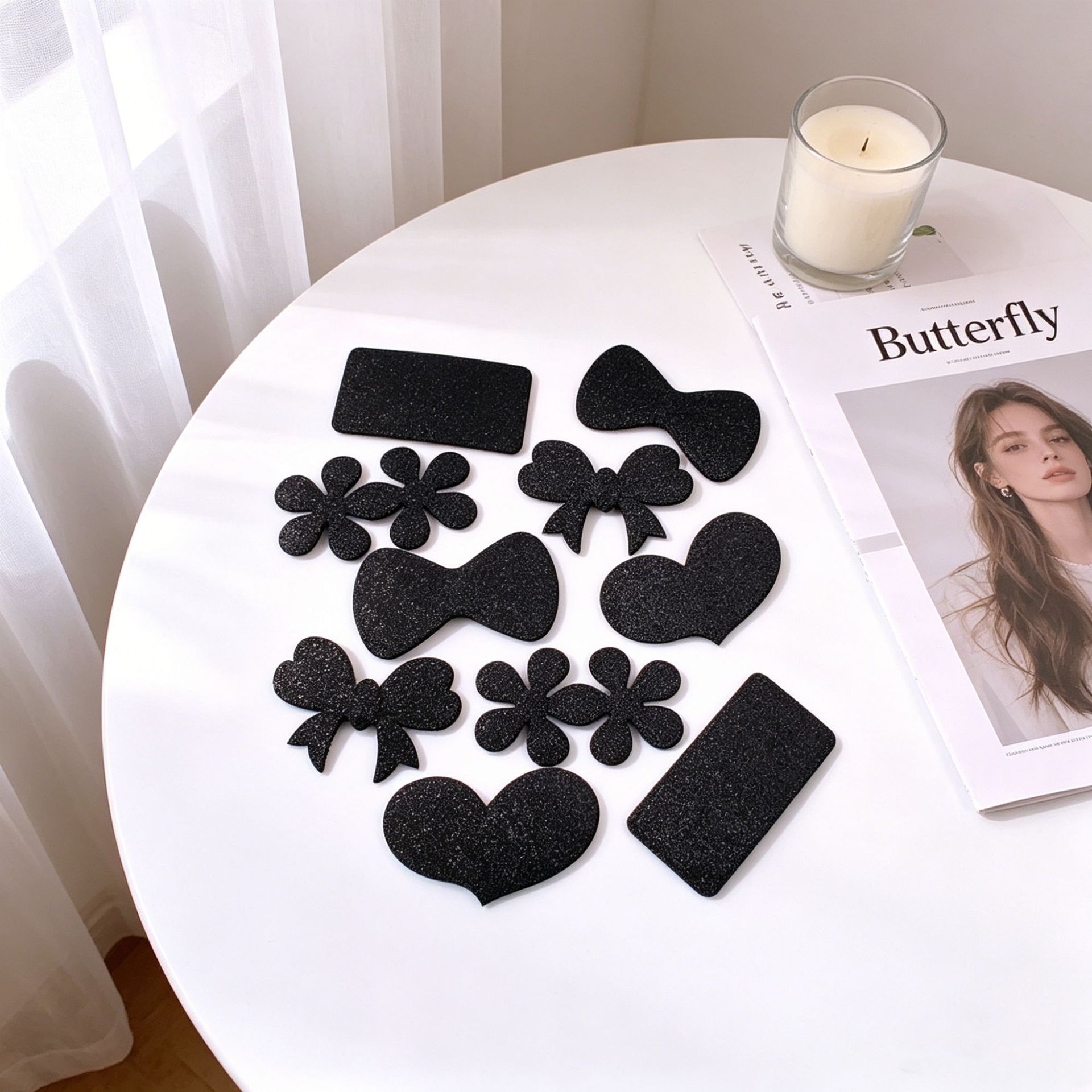 Bangs Sticker Velcro Fashionable Sticky Hair Sticky Headgear Handy Gadget Internet Celebrity Popular Adult Magic Hair Sticker for Women