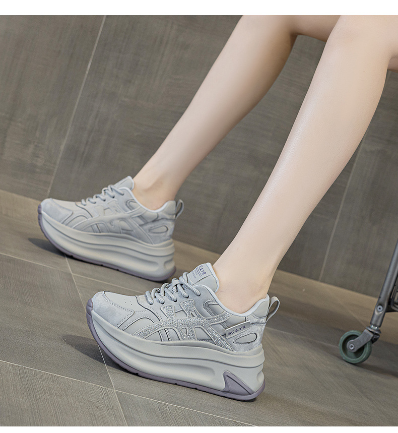 Giày sneaker nữ đế dày phong cách thể thao thời trang — M2997-1 Lông xám, M2997-1 Lông champagne, M2997 Lót đơn champagne, M2997 Lót đơn xám chi tiết 27