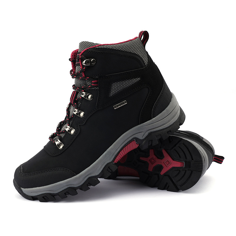 Cross-border New plus size Outdoor High-top Hiking Shoes Casual sneaker Hiking Shoes High-top Men's Shoes Cross-country Running Shoes