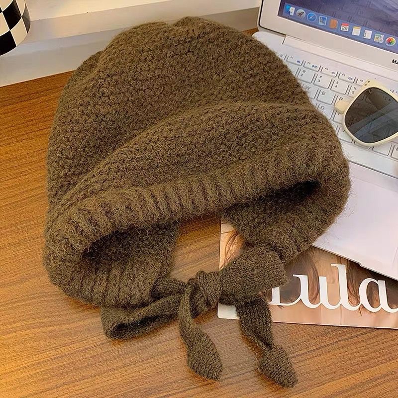 Sombrero de invierno, gorra de bolsa, gorra de punto de doble propósito, gorra de lana al aire libre de invierno, gorra de lana y gorra de punto a prueba de viento