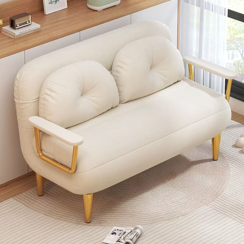Folding Sofa Bed Dual-Purpose Single Small Apartment Balcony Living Room Multi-Functional Cloud Sofa Cream Style Simple Sofa