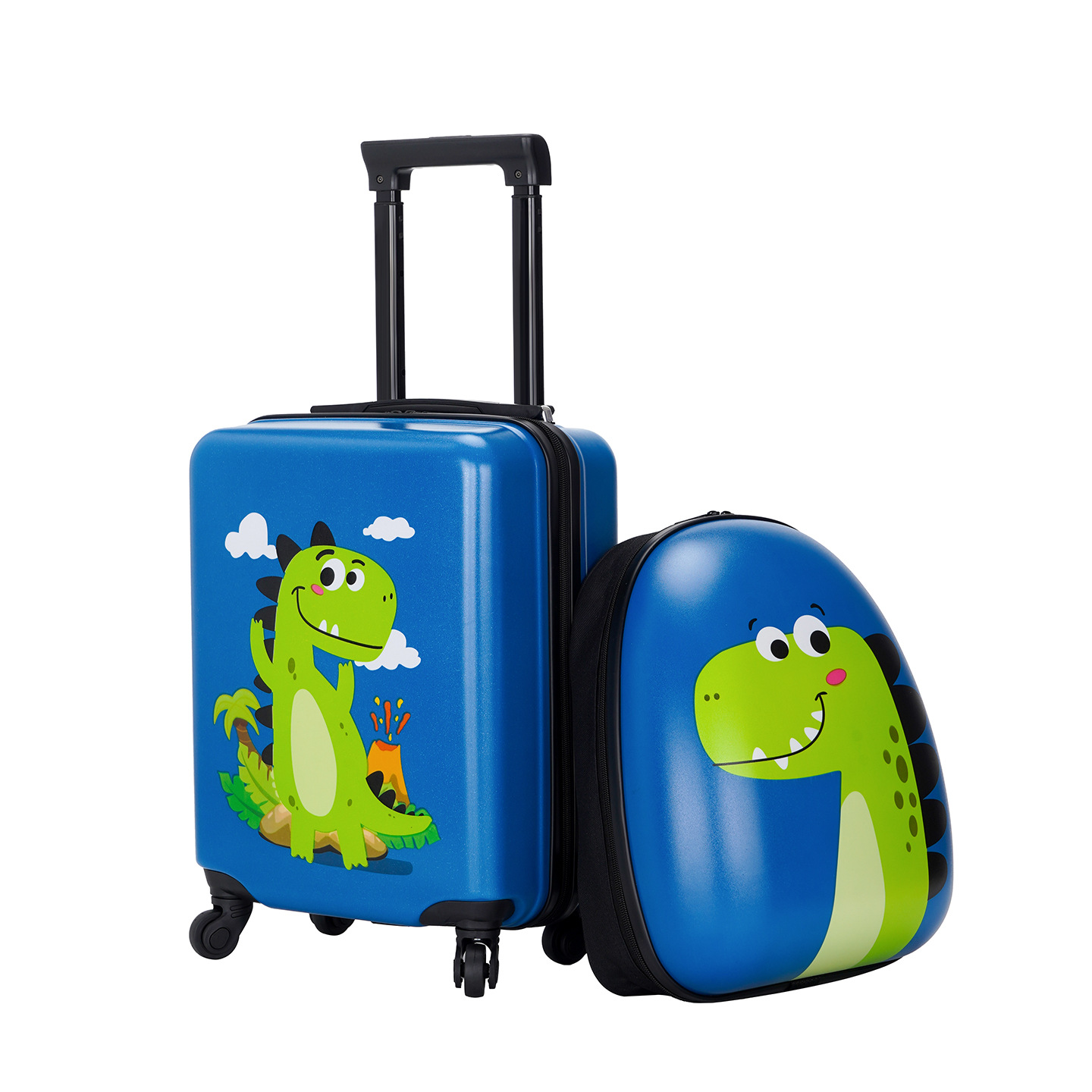 18-pulgadas equipaje caja de la carretilla de los niños al por mayor regalo caso de dibujos animados maleta universal rueda de embarque caso mochila