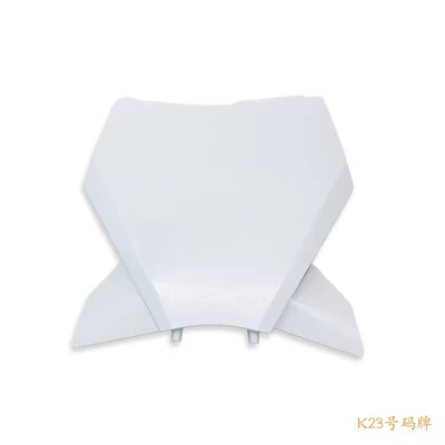 Kews K23 Complete Vehicle Exterior Parts, Motorcycle Fender - number-plate-white