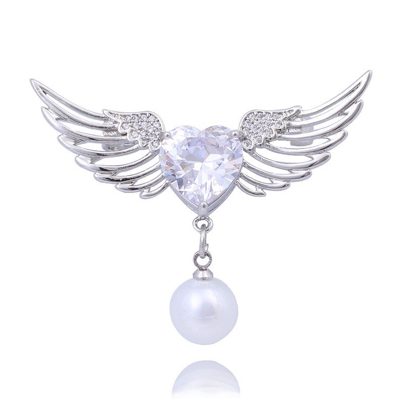 Mittelalterlicher Filigran Schmuck Barock Emaille Blüten Brosche_voghion.com