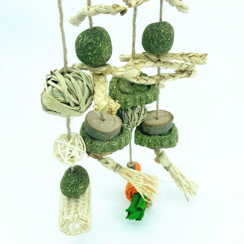 Деревянная игрушка для кролика, для кусания